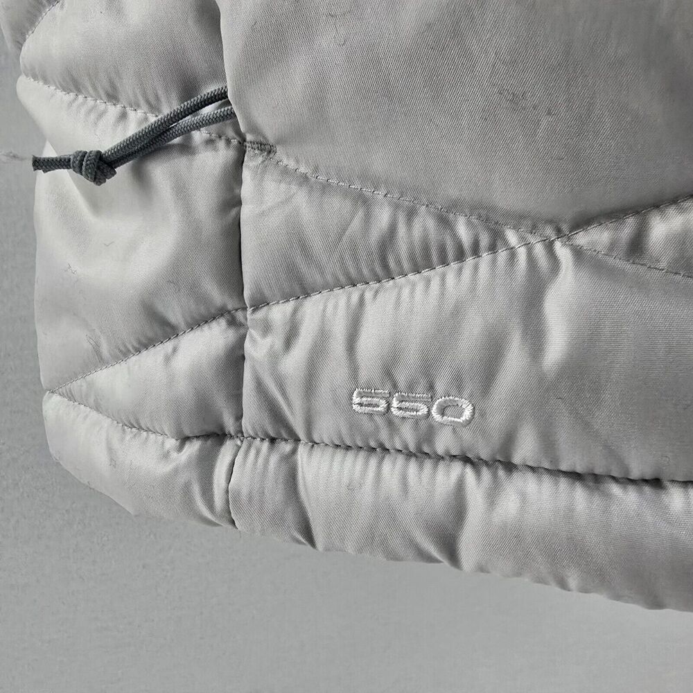 The North Face Women's 550 Down Puffer Vest Gray Medium M Goose‎ 4426 - Picture 3 of 10